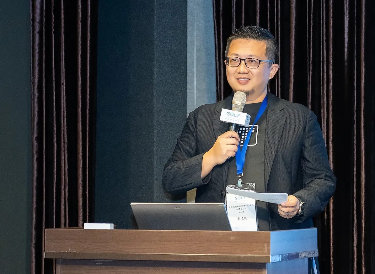 新加坡商鈦坦科技總經理李境展接下 GOLF 學用接軌聯盟理事長,期望更多的企業與學校加入,攜手創造產學共好的環境。